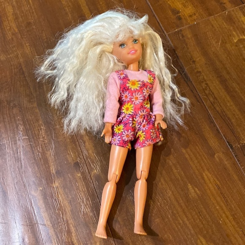 Barbie Bicyclin Stacie doll Articulated vintage‎ 1996 bicycling crimped …